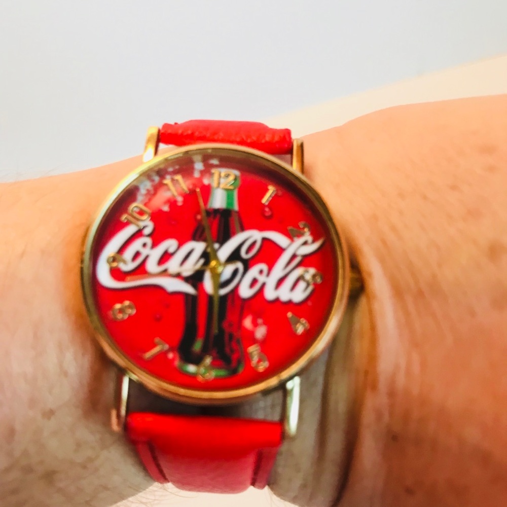 NEW Coca Cola Collector Red Unisex Watch